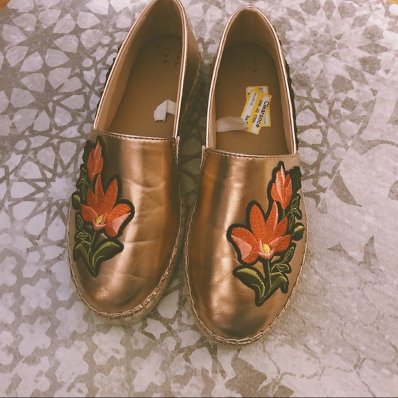 a new day Shoes - Rose gold espadrilles